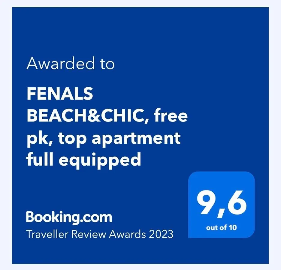 Seahomes Vacations, Fenals Beach&Chic, Pk, Top Apartment Full Equipped Lloret de Mar
